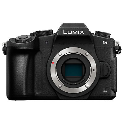 Panasonic Lumix DMC-G80EB-K Compact System Camera, 4K Ultra HD, 16MP, Wi-Fi, OLED Live Viewfinder, 3” LCD Vari-Angle Touch Screen, Body Only, Black Panasonic Lumix DMC-G80EB-K Compact System Camera, 4K Ultra HD, 16MP, Wi-Fi, OLED Live Viewfinder, 3” LCD Vari-Angle Touch Screen, Body Only, Black